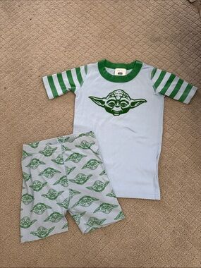 Hanna Andersson Star Wars Yoda Kids Pajama Set